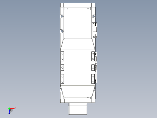 滚珠丝杠直线轴内置导轨TPA-GCR-120-1610C-L100-MP-M40-N3俯视缩略图