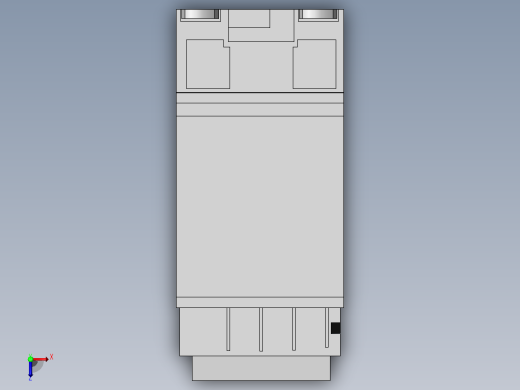 LC1D50AM7C 三极接触器俯视缩略图