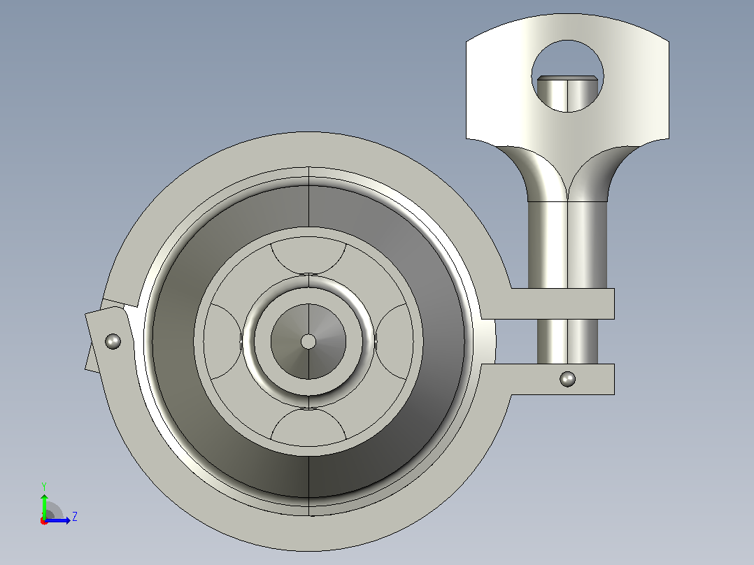 卫生级止回阀[卫生级止回阀-1.5] (2)左视图