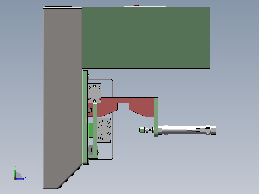 剥负离子线夹具（剥线机）左视图