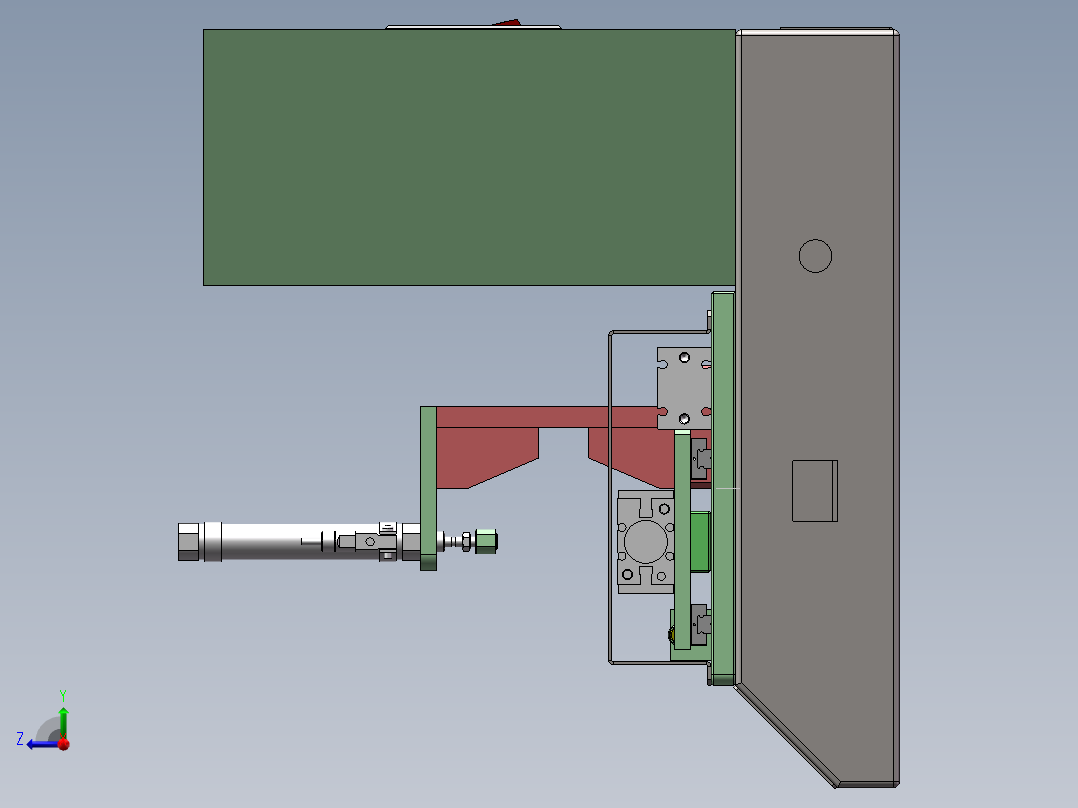 剥负离子线夹具（剥线机）右视图