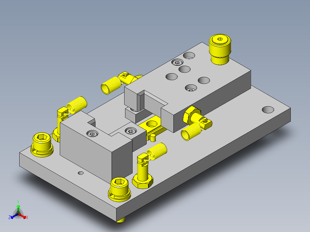 凸轮驱动式工件夹紧解除机构
