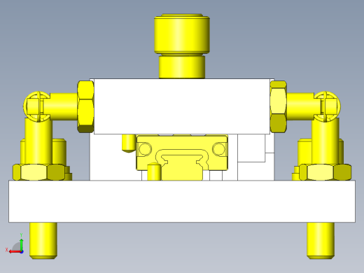 凸轮驱动式工件夹紧解除机构后视缩略图