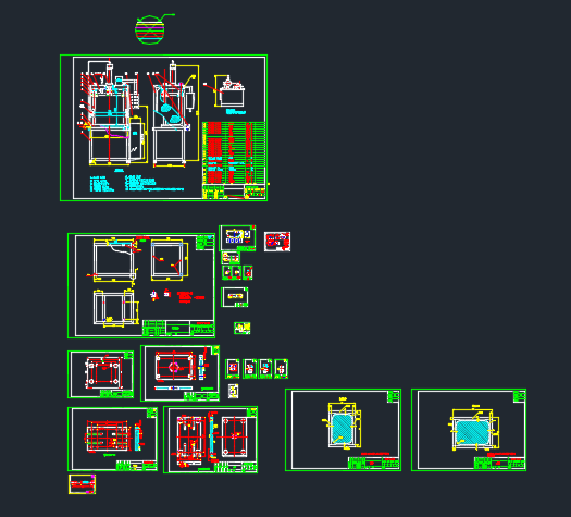 油压机总装图+零件图