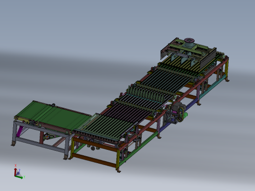 自动码坯翻坯机及自动编组系统sw14可编辑
