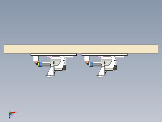 一款零件检具工装俯视缩略图
