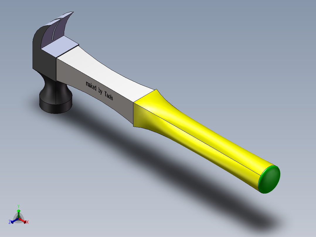 榔头主视图