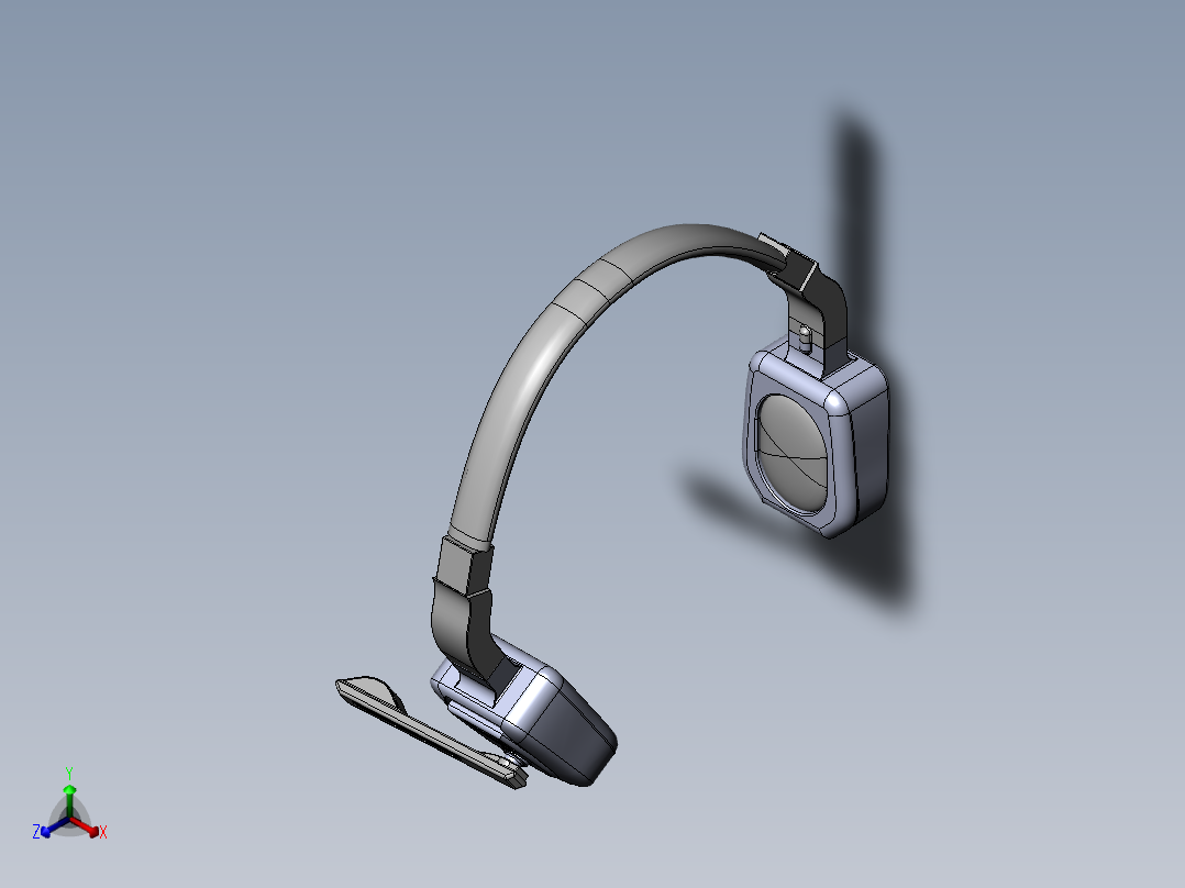 我的耳机正等轴测图