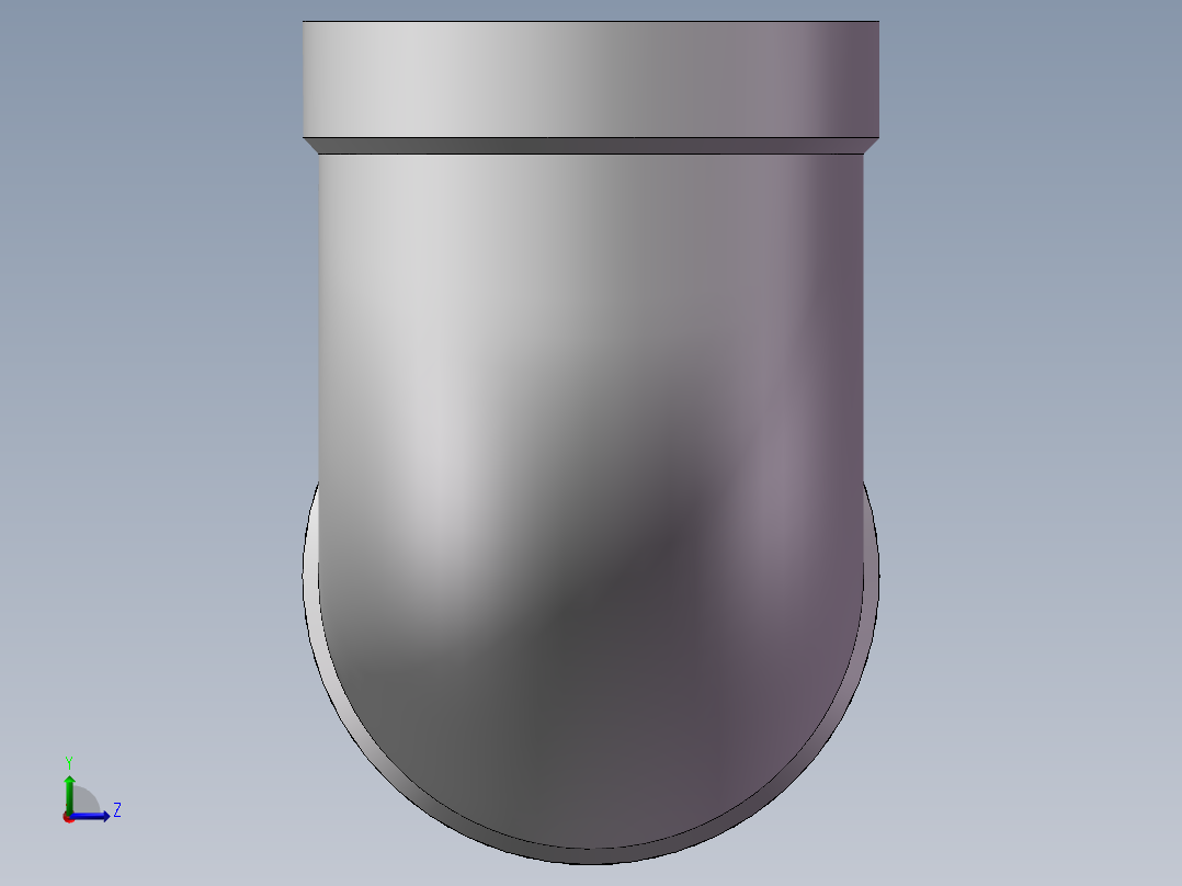 弯头-90°等径 DN25左视图