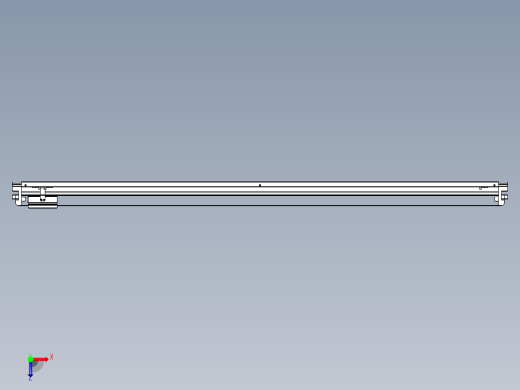 威洛博VL系列直线电机模组-VL22H1-S1650俯视缩略图
