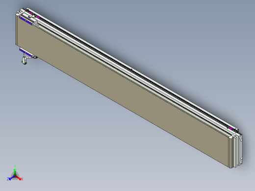 威洛博VL系列直线电机模组-VL22H1-S1650正等轴测缩略图