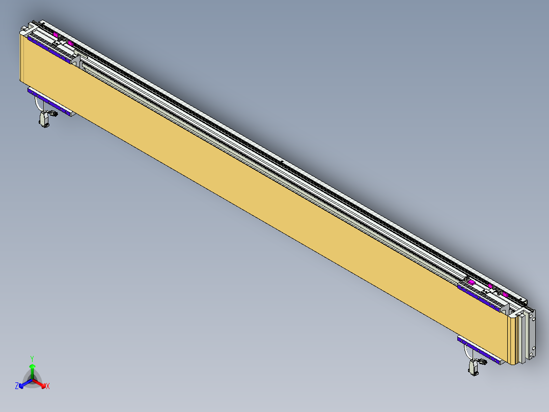 威洛博VL系列3d模型模组2VL17E2Y-S1600正等轴测图