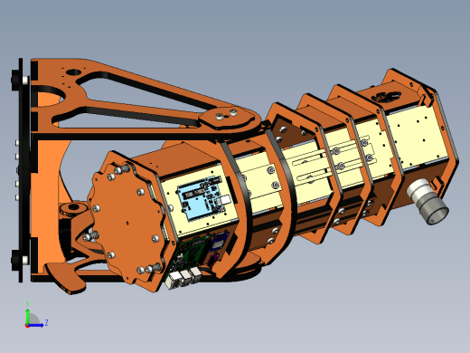 自制拼接的可旋转跟踪天文望远镜左视缩略图