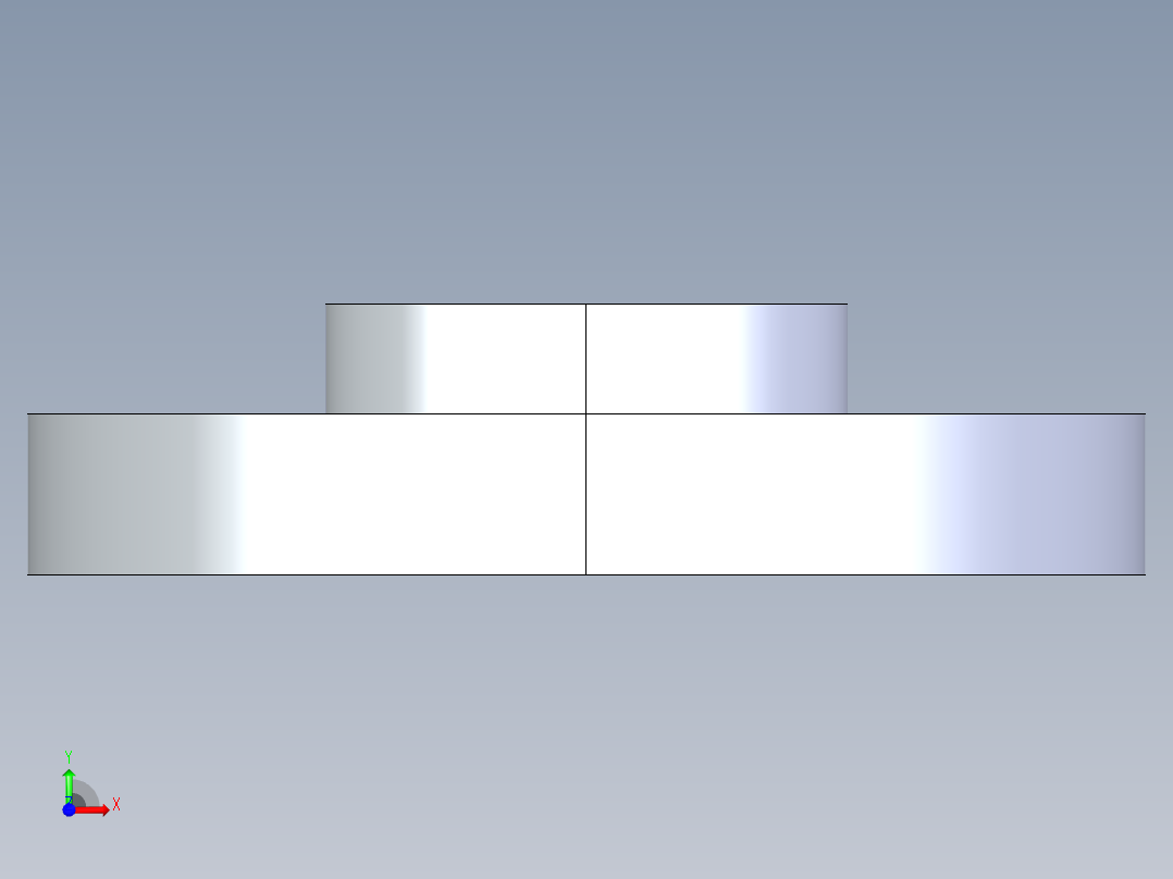 聚氯乙烯配件24-Sch80_Flange One-Piece_FPT_852-015_1.5in前视图