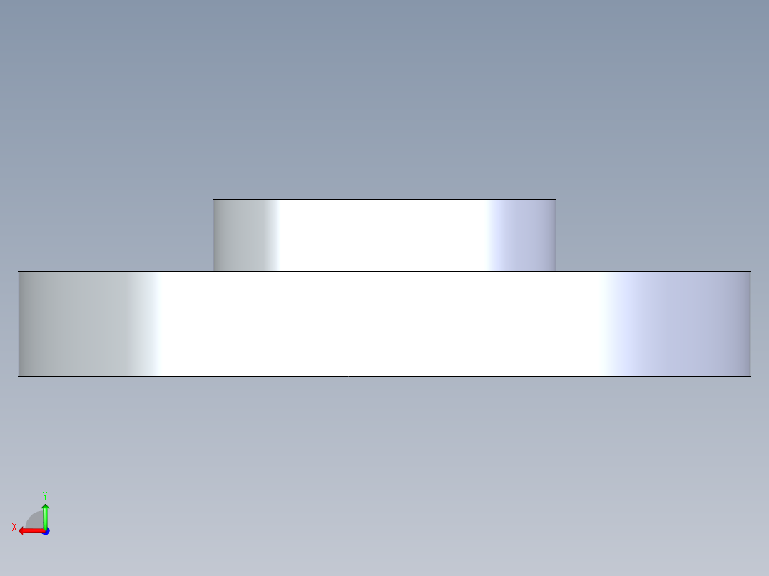 聚氯乙烯配件24-Sch80_Flange One-Piece_FPT_852-015_1.5in后视图