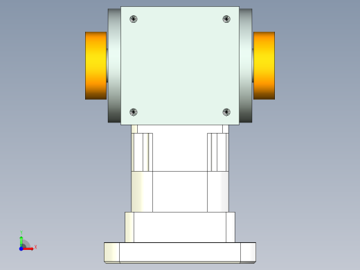 换向器PW140双边锁紧 PGH115-L1 35-114.3-200-M12.stp前视缩略图