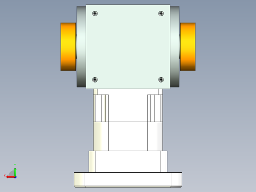 换向器PW140双边锁紧 PGH115-L1 35-114.3-200-M12.stp后视缩略图