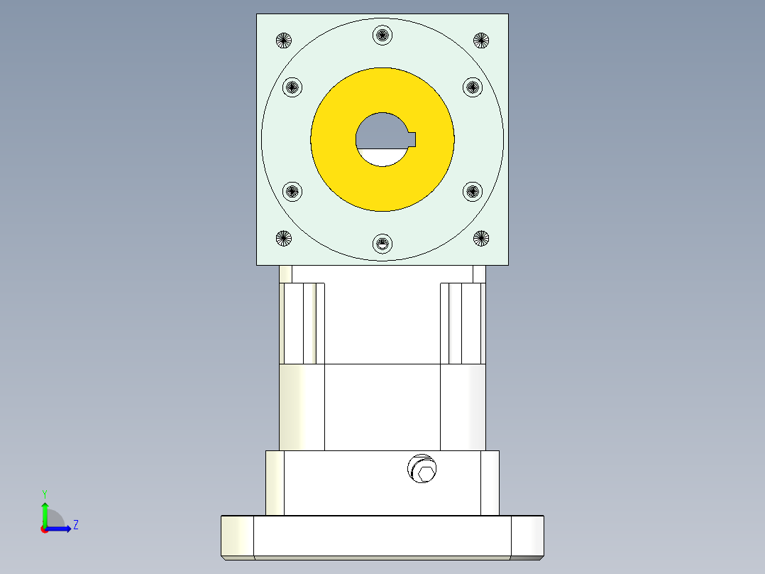 换向器PW140双边锁紧 PGH115-L1 35-114.3-200-M12.stp左视图