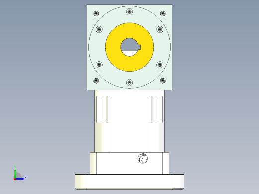 换向器PW140双边锁紧 PGH115-L1 35-114.3-200-M12.stp左视缩略图