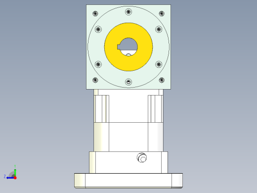 换向器PW140双边锁紧 PGH115-L1 35-114.3-200-M12.stp右视缩略图