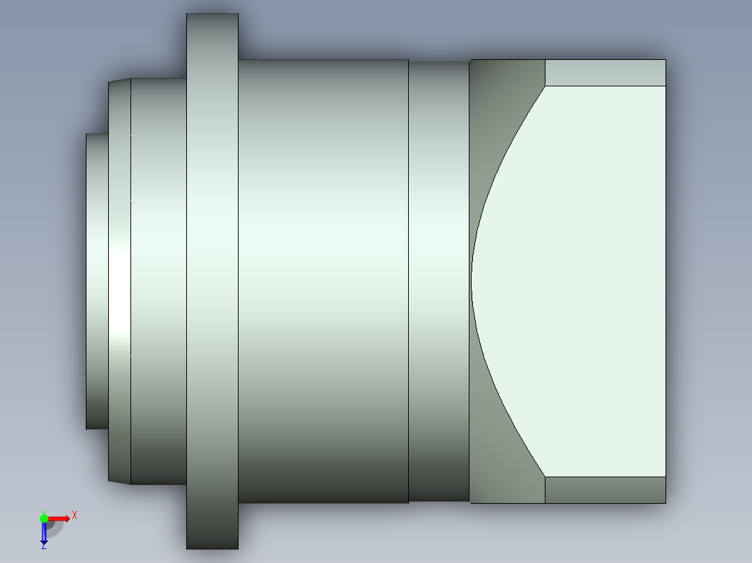 直齿PLH120-L1 19-95-115-M8.stp俯视图
