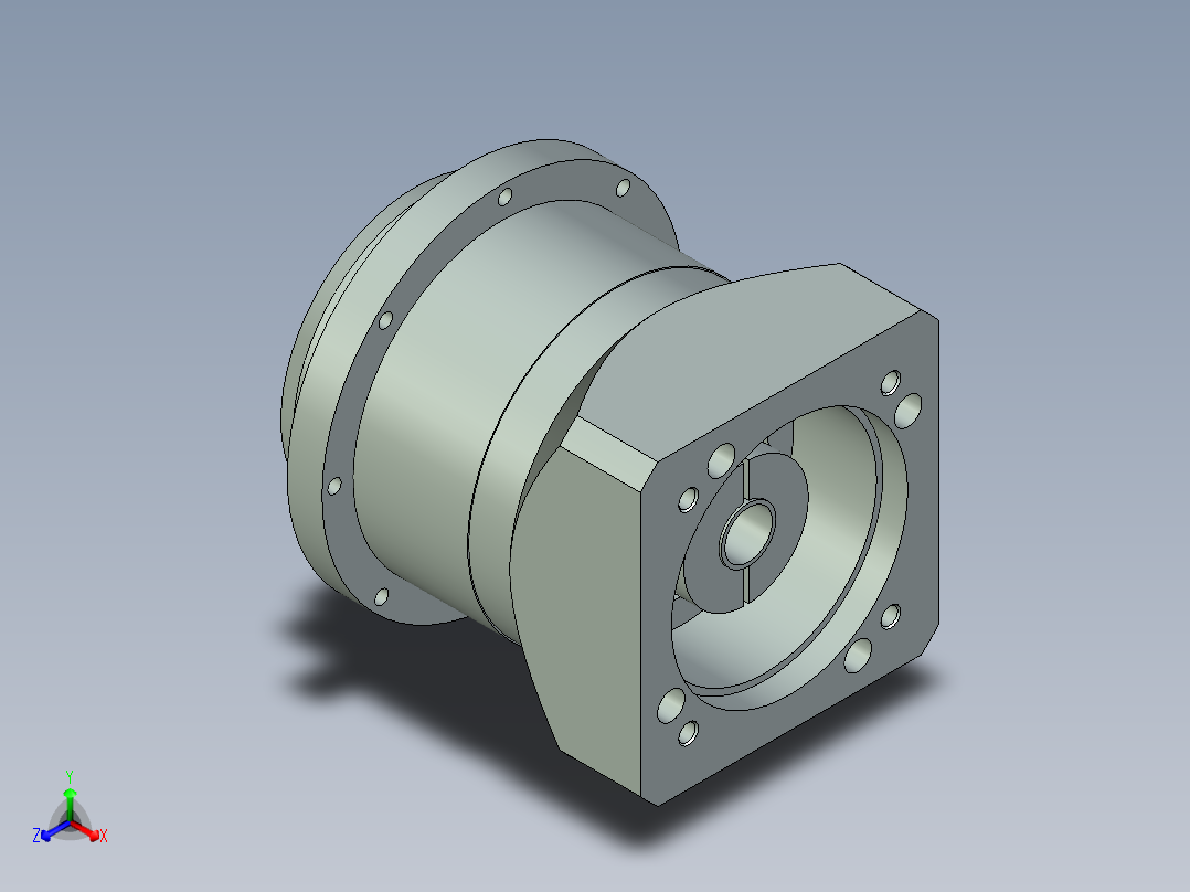 直齿PLH120-L1 19-95-115-M8.stp正等轴测图