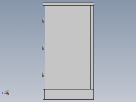 抽屉柜右视缩略图