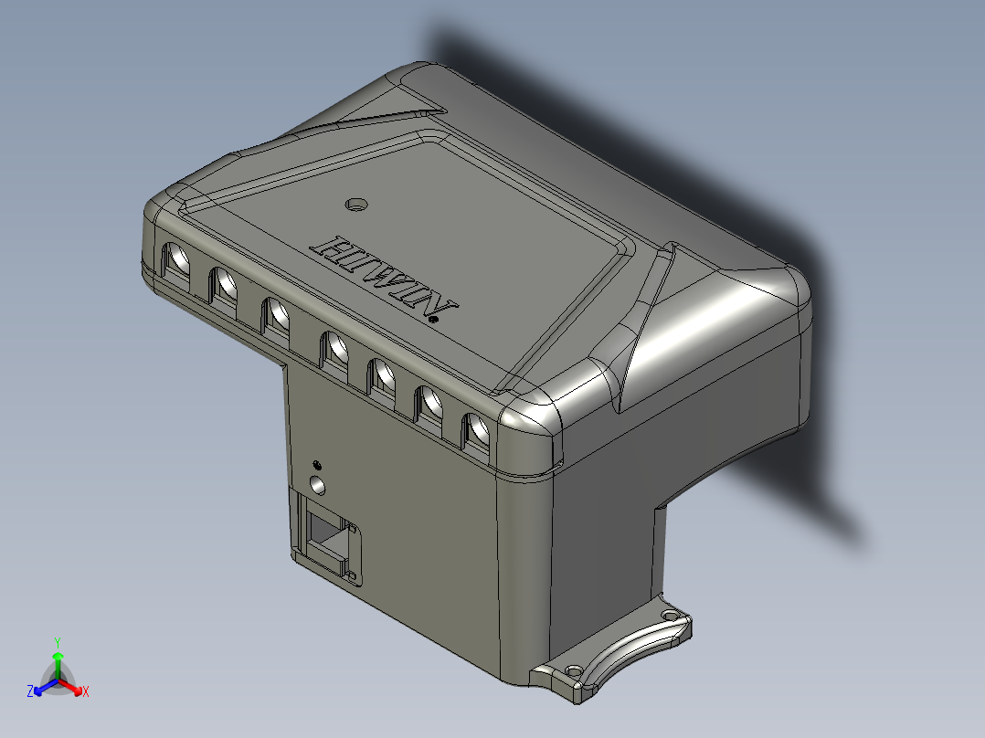 上银线性制动器STEP_LAK4N正等轴测图