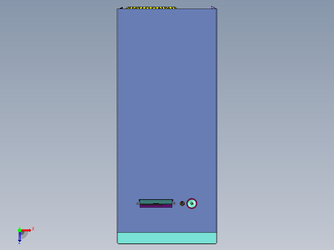 高端市场联力PC-K7B机箱俯视图