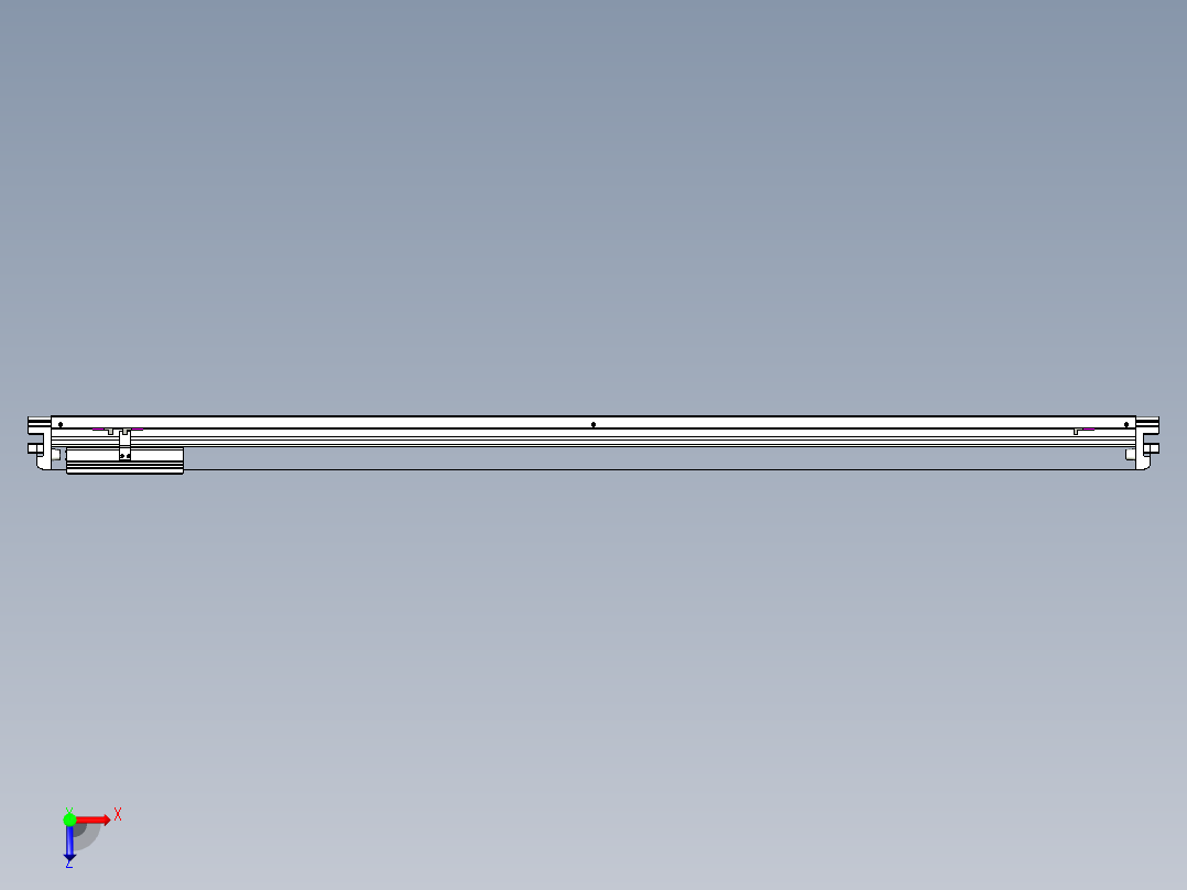 威洛博VL系列3d模型模组VL17E2Y-S1450俯视图