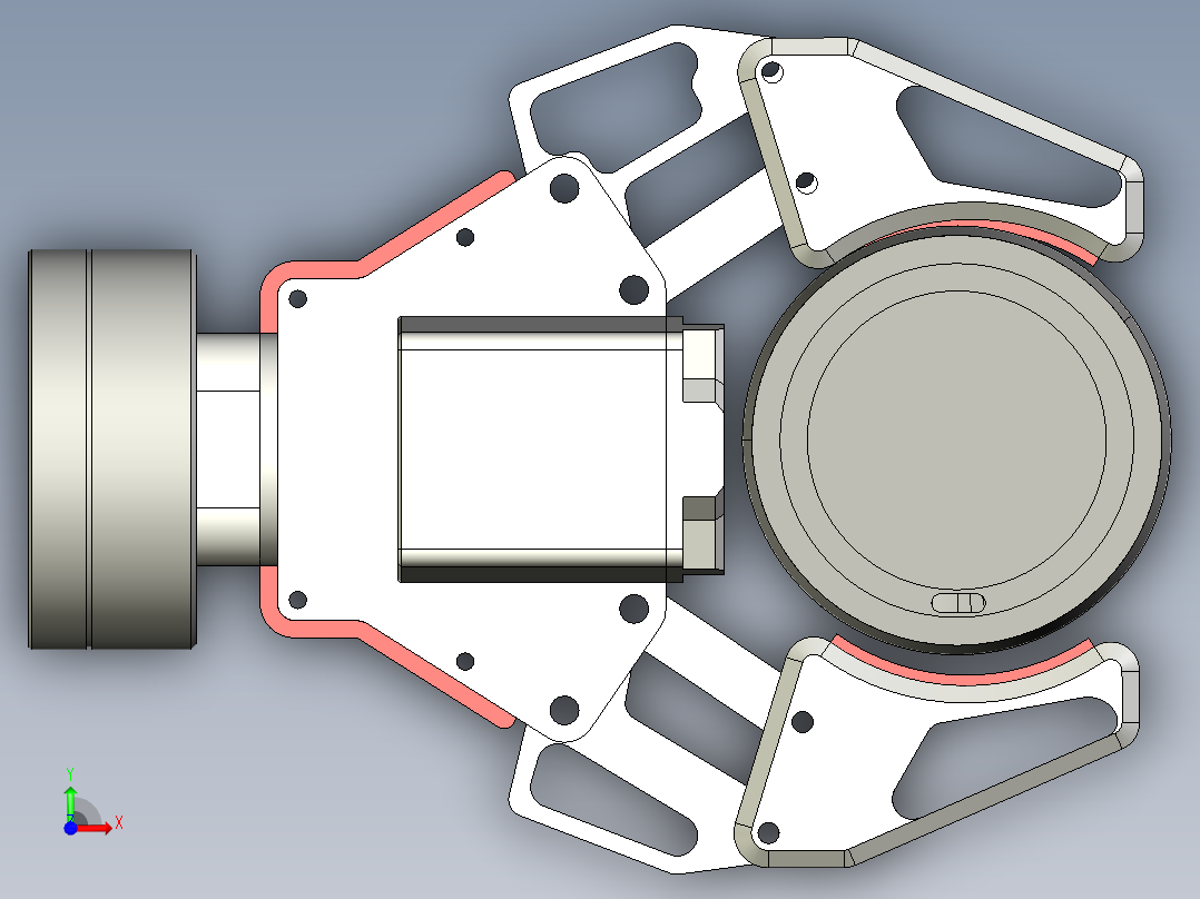 机械爪 3D图纸 (78)前视图
