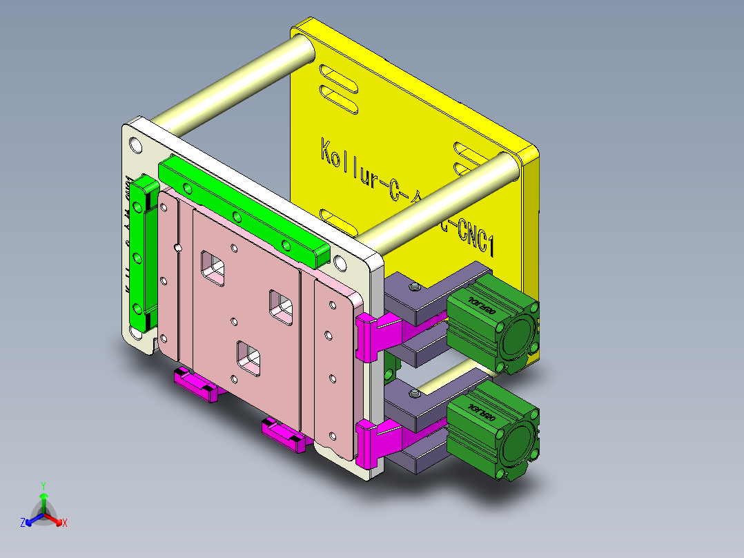 Kollur-C-QX-CNC1-1128正等轴测图