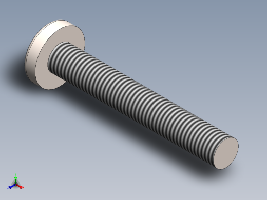 螺丝 M6 十字盘头-M6x40 Screw head.SLDPRT