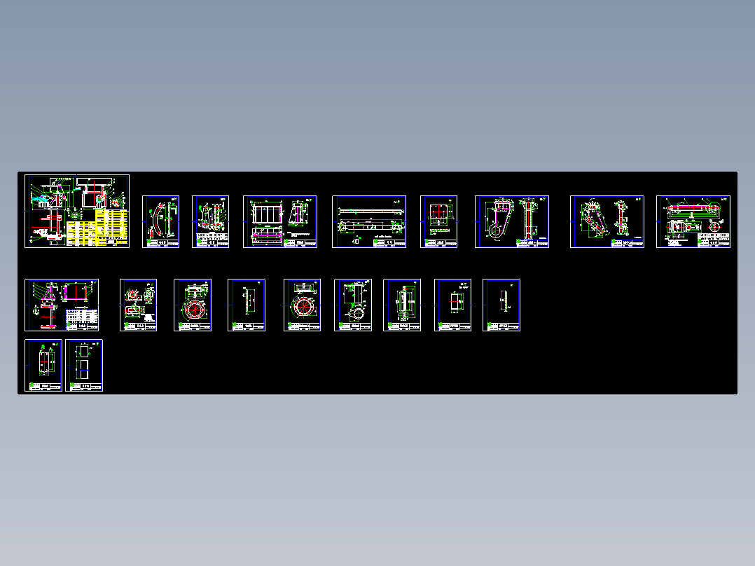 一种倾翻装置的CAD图纸