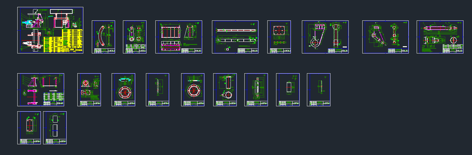 一种倾翻装置的CAD图纸