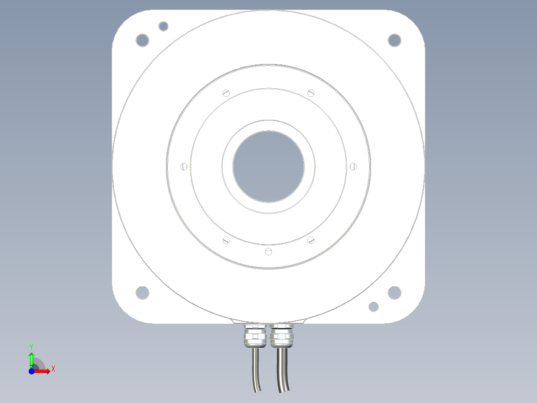 224-040直驱电机前视图