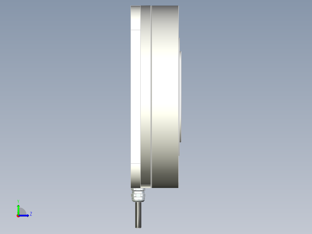 224-040直驱电机左视图