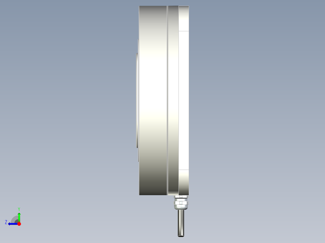 224-040直驱电机右视图