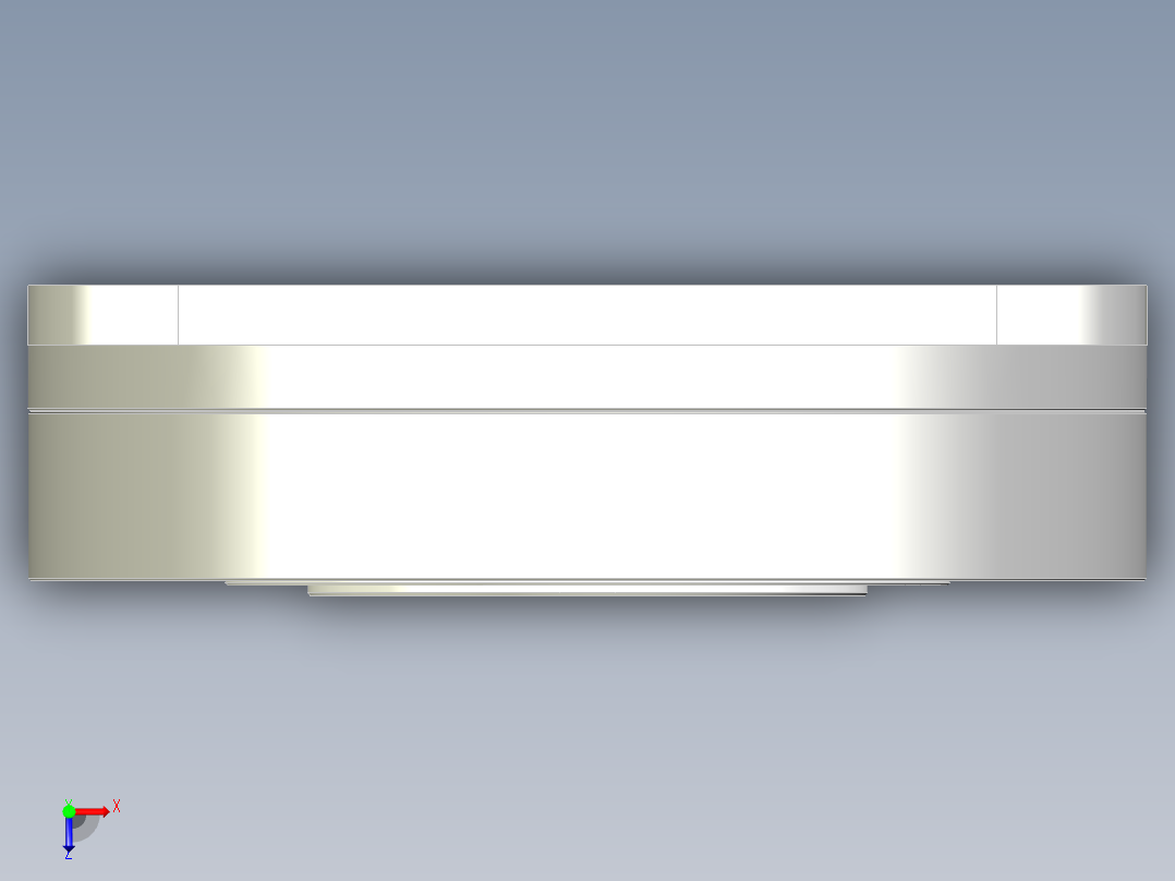 224-040直驱电机俯视图