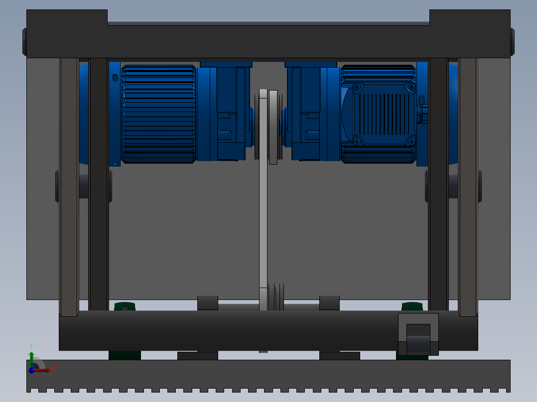 大吨位升降车sw17可编辑前视图