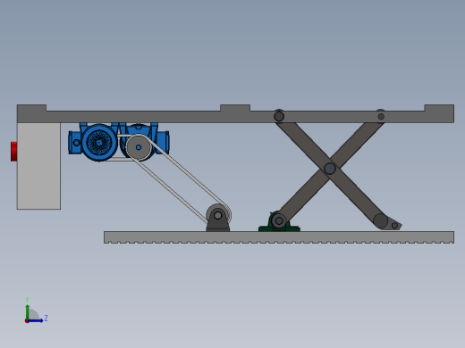 大吨位升降车sw17可编辑左视缩略图
