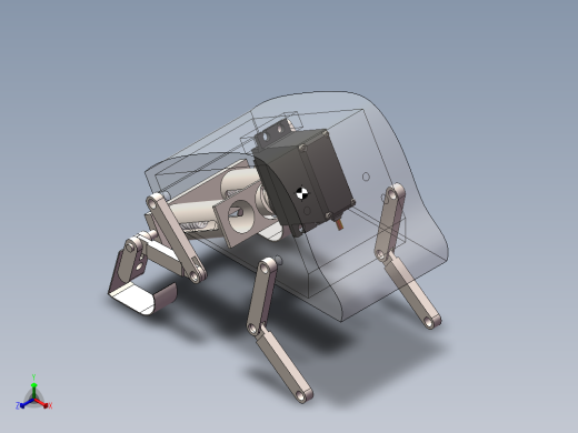 仿生青蛙sw21可编辑正等轴测缩略图
