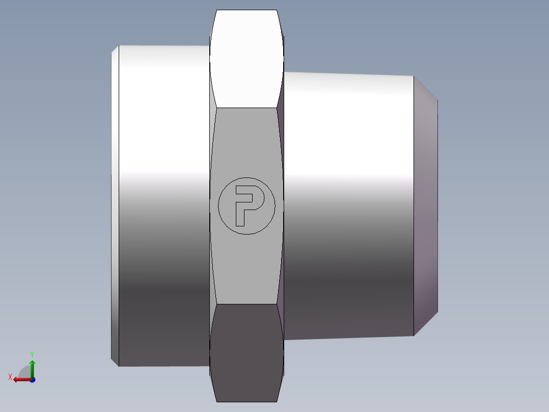 美制锥螺纹、1CN-52-20后视图