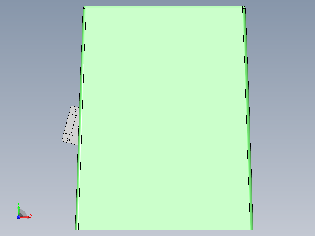 6轴自动车床3D模型 Solidworks设计右视图