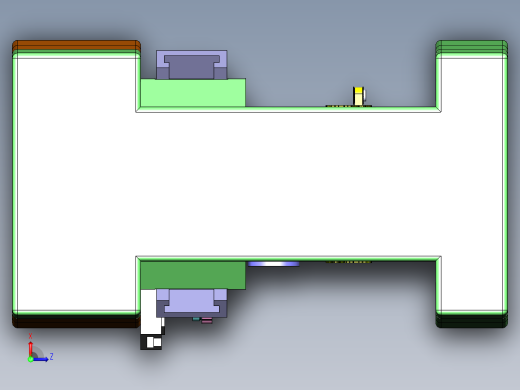 6轴自动车床3D模型 Solidworks设计俯视缩略图