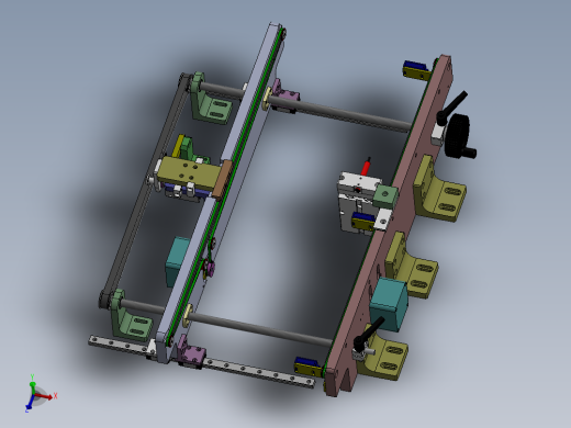 0.6米双轨道输送机