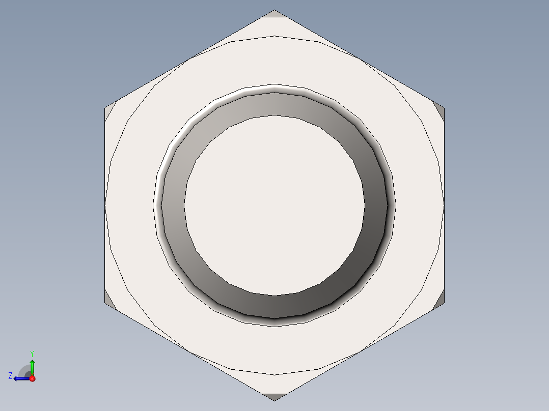 GB／T5781-2000六角头螺栓全螺纹C级M16×80右视图