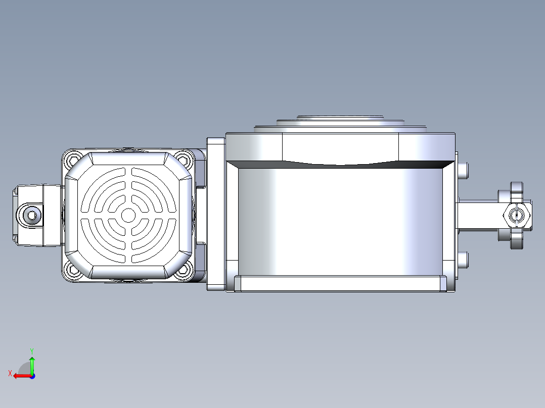 RU90DA意米精密分割器后视图