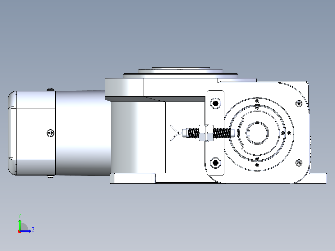 RU90DA意米精密分割器左视图
