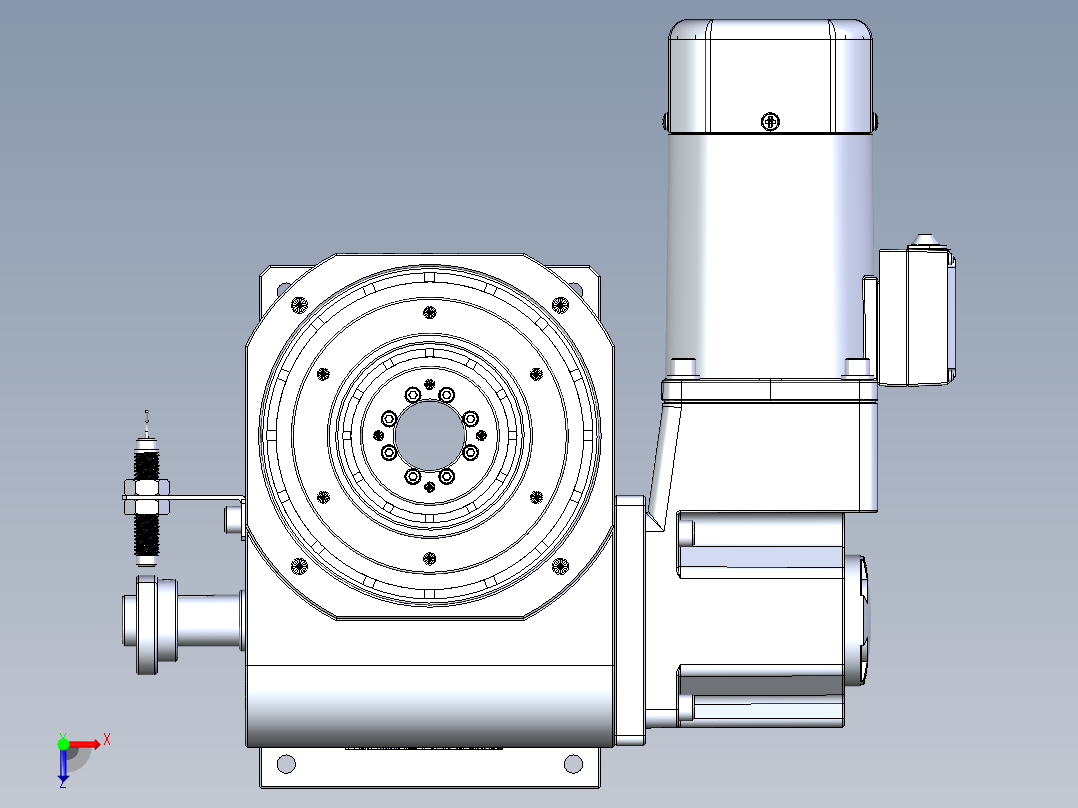 RU90DA意米精密分割器俯视图
